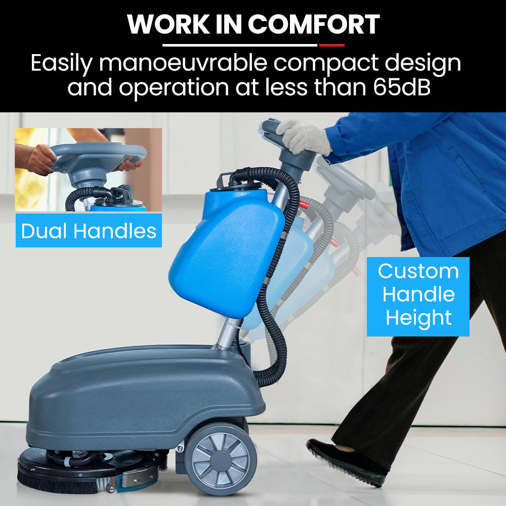 AUCH FSH14 360mm Battery Floor Scrubber Dryer Commercial Grade