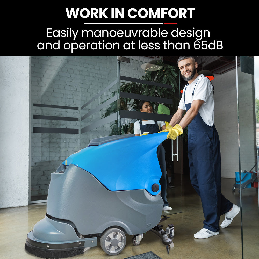 FSH18 490mm Battery Floor Scrubber & Dryer Commercial Grade