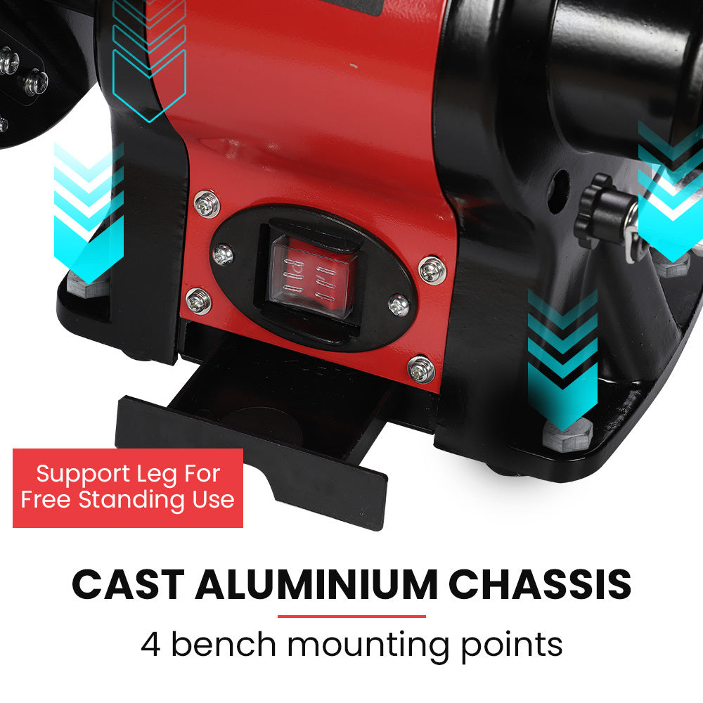Baumr-AG BSG-35 Bench Grinder Belt Sander Combo 150mm Linisher Brushless Motor