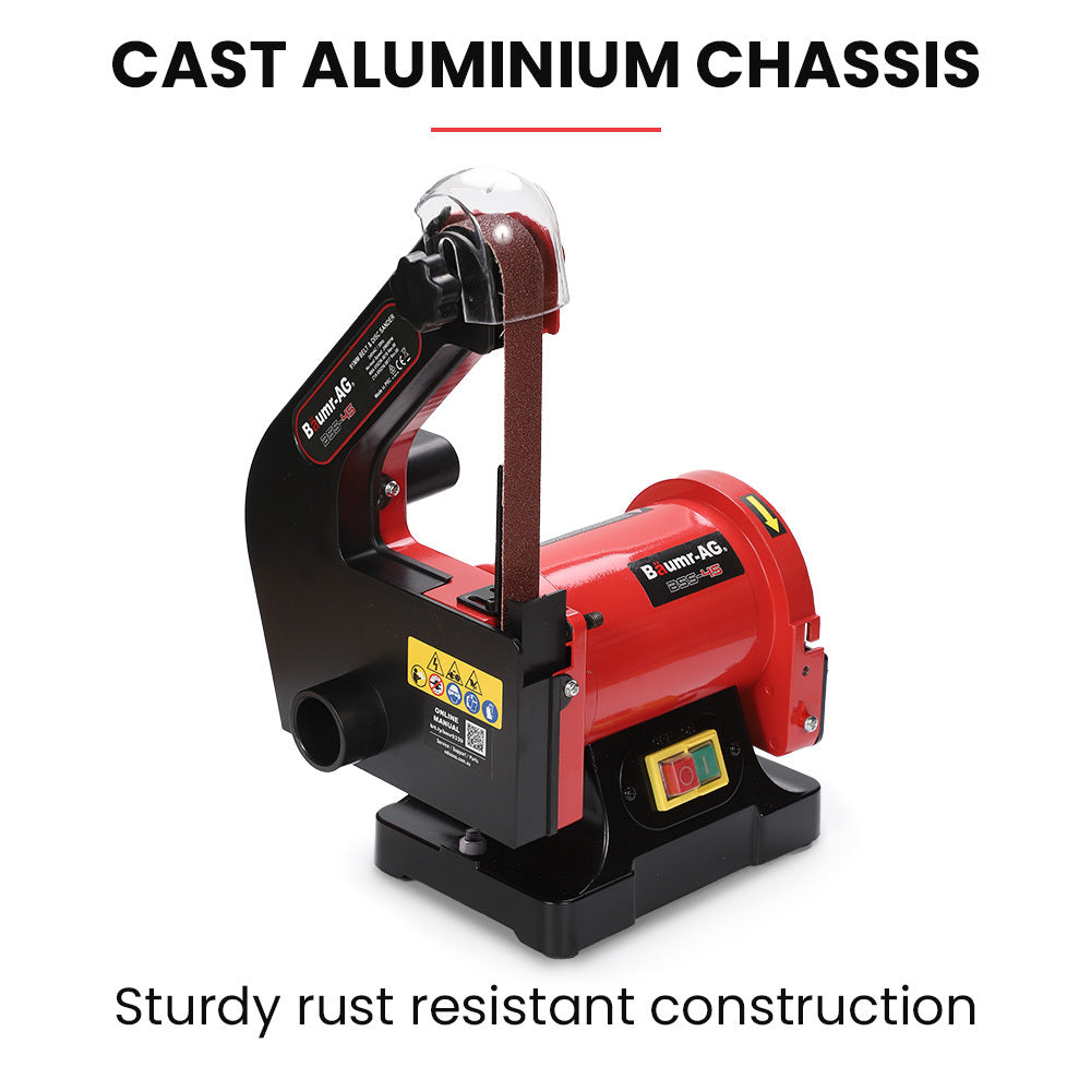 BSS-45 Bench Belt and Disc Sander Combo Brushless Motor Dust Collection