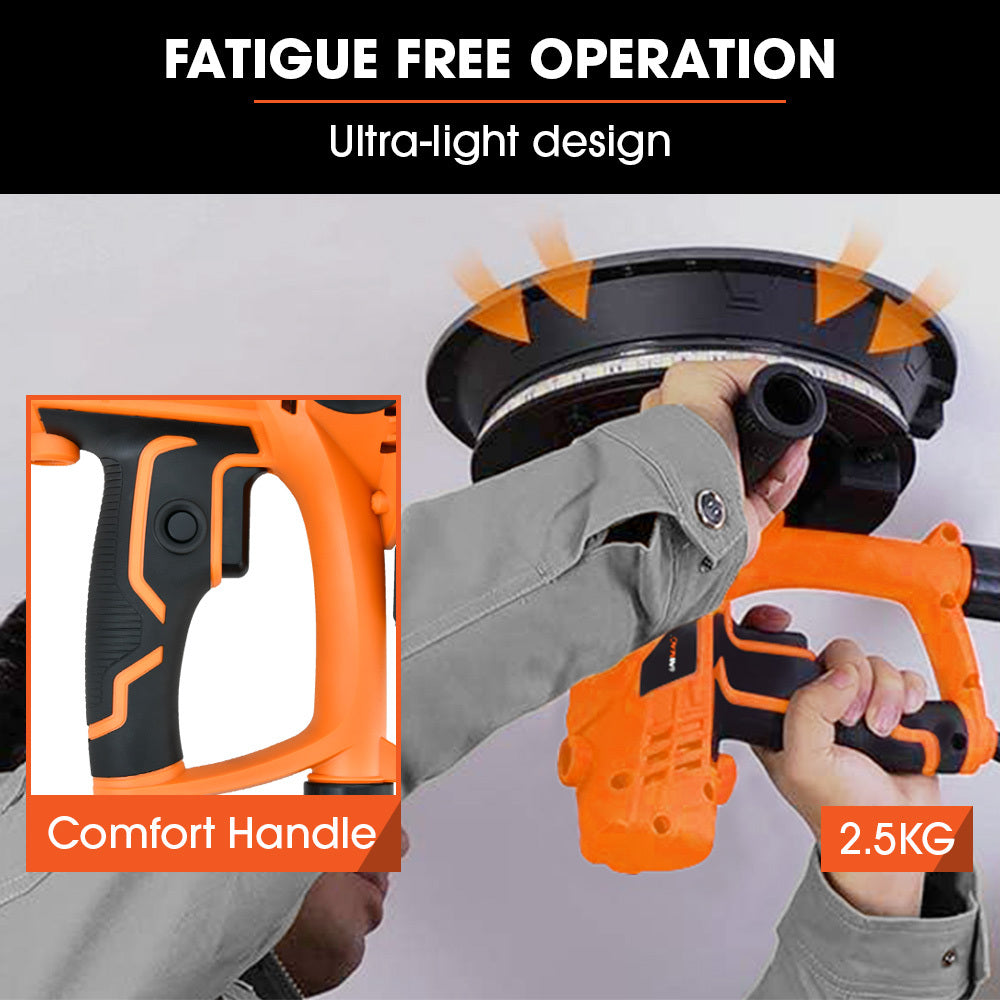 HDS6 180mm Drywall Sander 850W Electric with LED Vacuum System