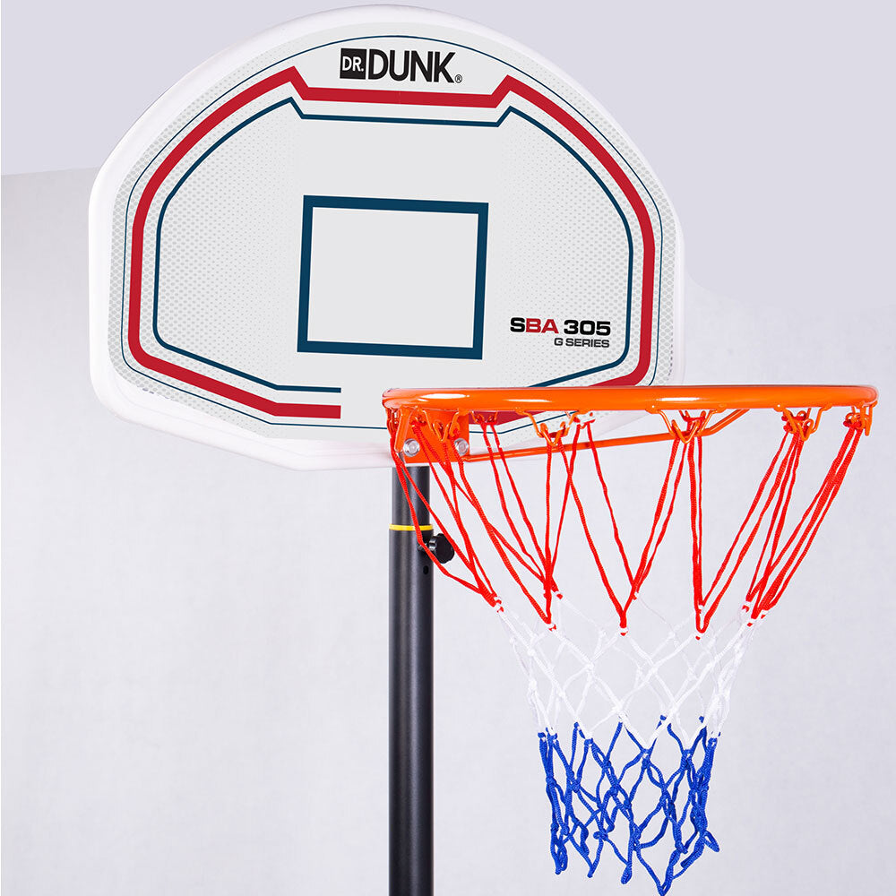 Adjustable Telescopic Basketball Hoop Stand with Wheels - Dr.Dunk