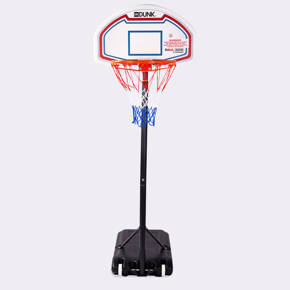 Adjustable Telescopic Basketball Hoop Stand with Wheels - Dr.Dunk