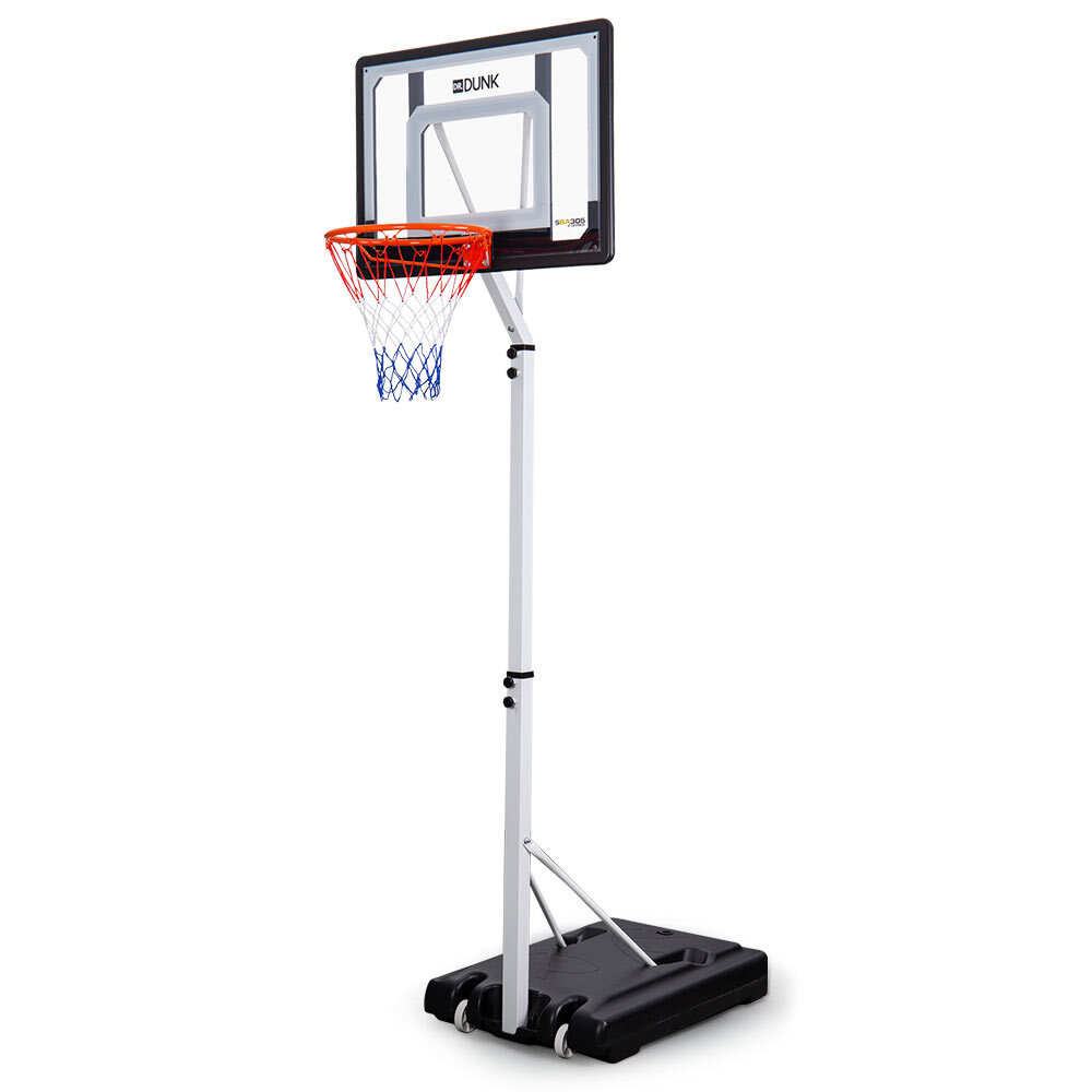 Adjustable 8.5ft Basketball Hoop System, Shatterproof Backboard - DrDunk