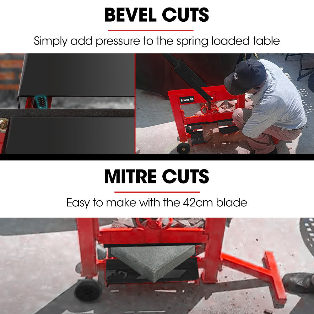 M42 420mm Manual Block Splitter for Paver Brick Stone