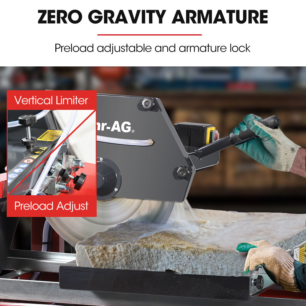 Baumr-AG 350mm Electric Brick & Masonry Table Saw 2000W with Stand
