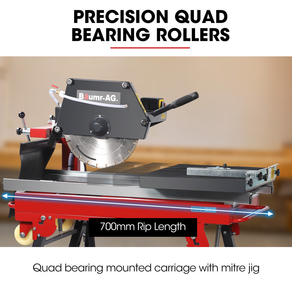 Baumr-AG 350mm Electric Brick & Masonry Table Saw 2000W with Stand
