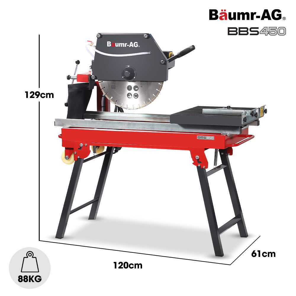 BBS450 450mm Electric Brick & Masonry Table Saw 2200W with Stand