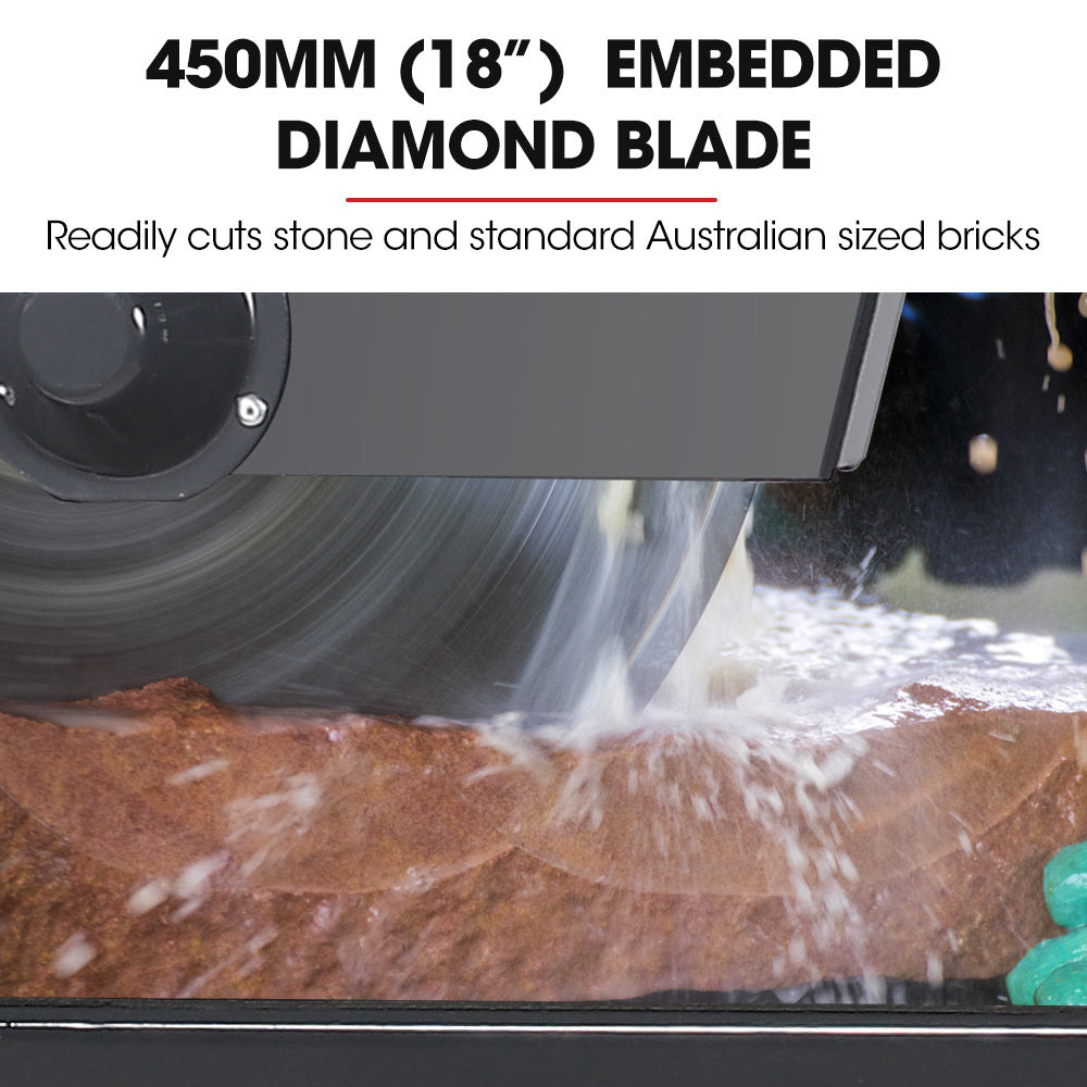 BBS450 450mm Electric Brick & Masonry Table Saw 2200W with Stand