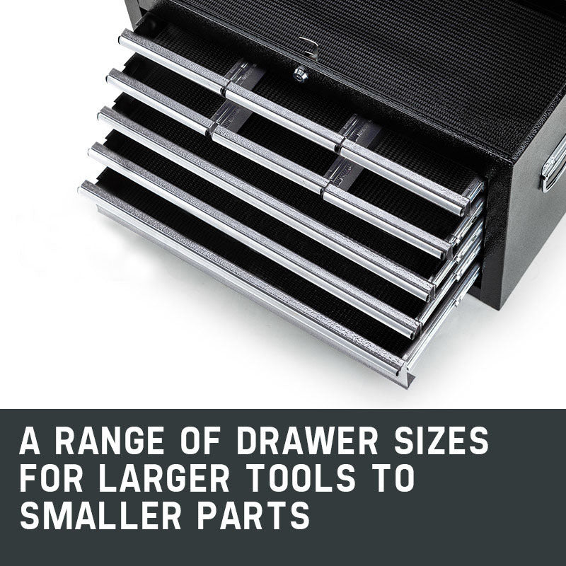 9 Drawer Tool Box Chest, Ball Bearing Rails - Bullet