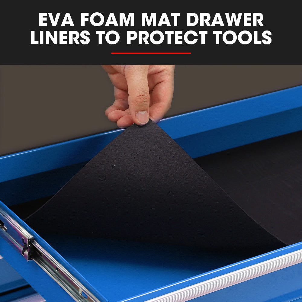 Bullet Pro 3 Drawer Tool Cabinet Trolley Blue