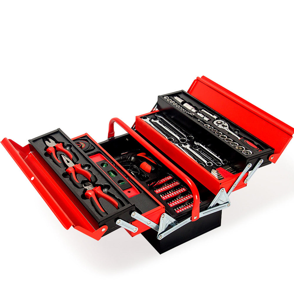 118pc Chrome Vanadium Tool Kit Cantilever Box Bullet