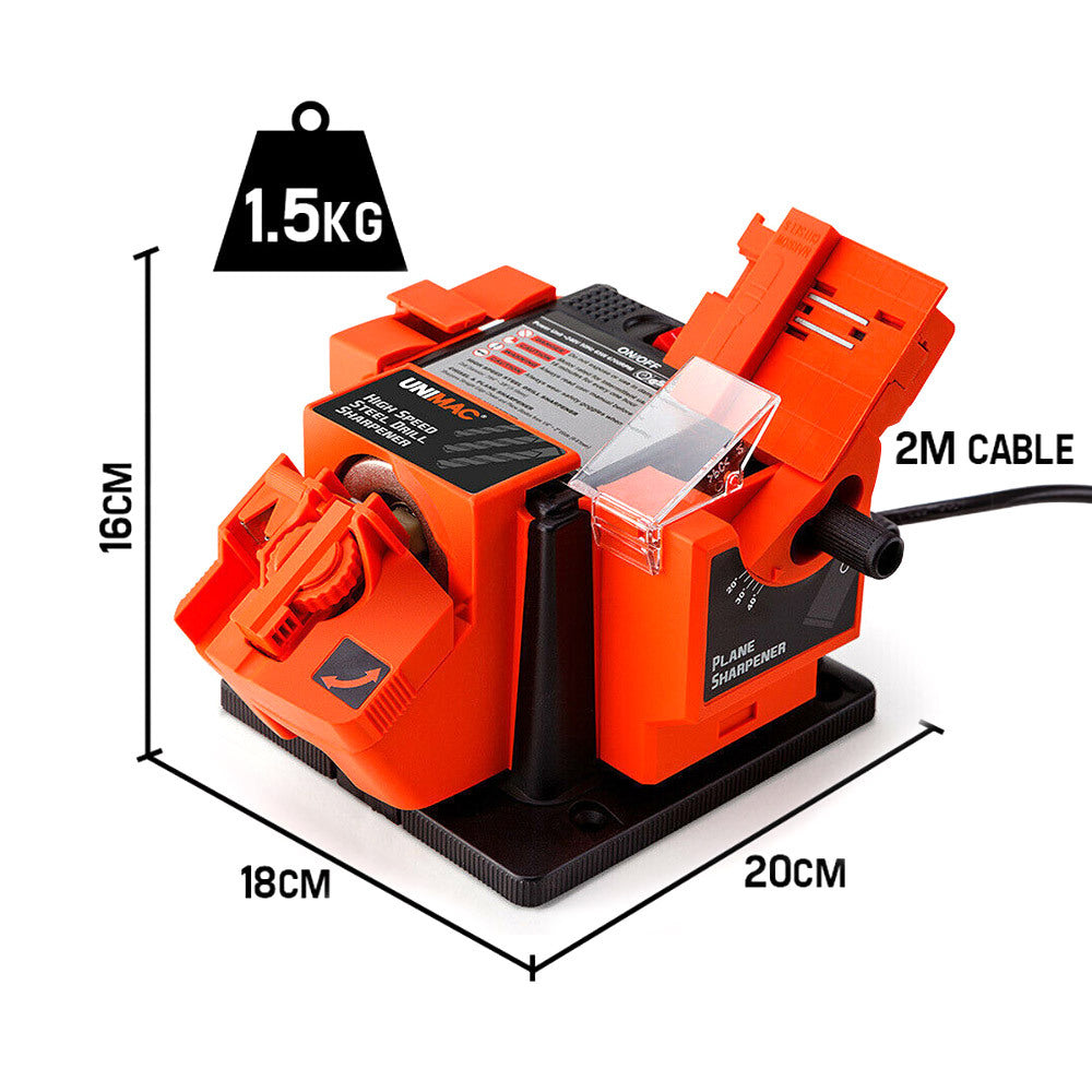 96W Multi Function Tool Sharpener, 3 Modules, Unimac