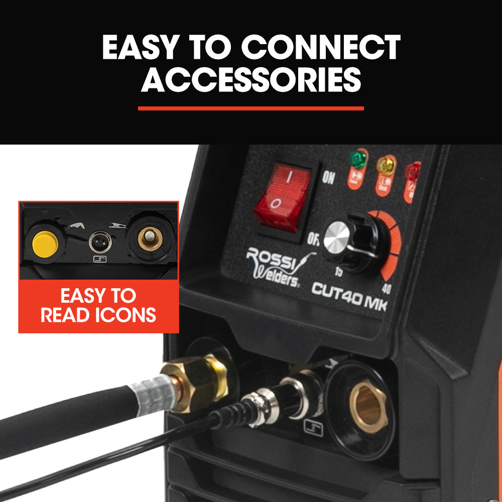 Cut-40 Series II 40 Amp Plasma Cutter Portable Oxy Torch Welder 15A Plug