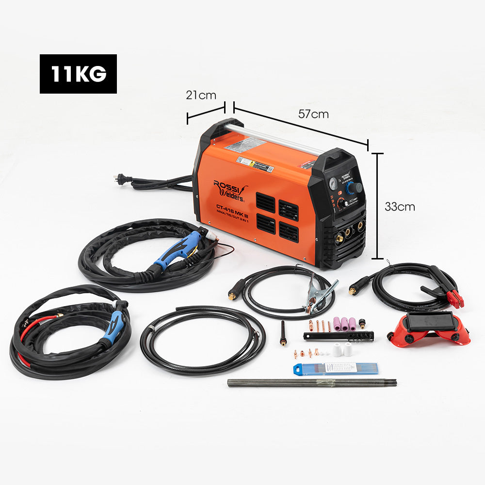 3-in-1 Portable Plasma Cutter TIG/MMA Inverter Welder - Rossi