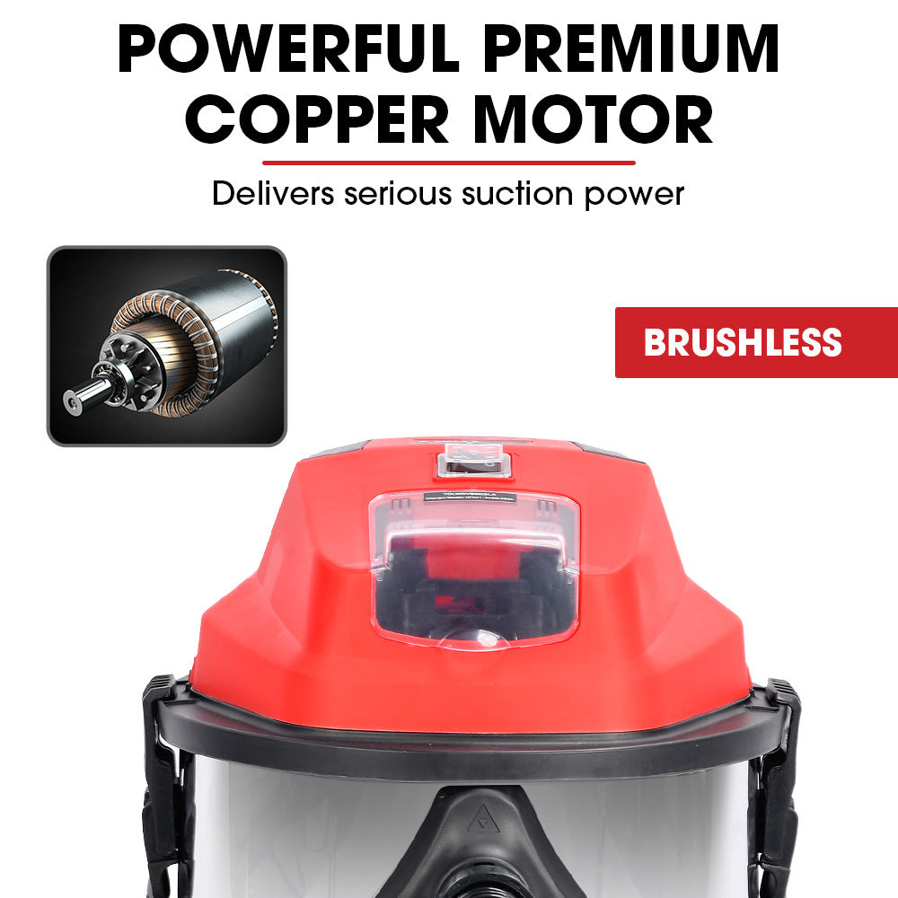 BM-3SL 30L Cordless Wet & Dry Vacuum Cleaner Kit Stainless Steel