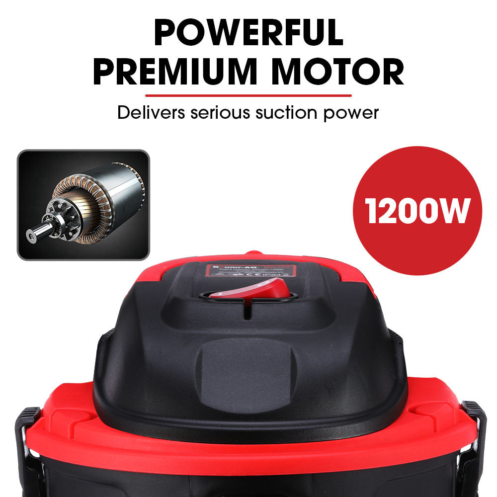 1200W 15L Wet/Dry Vacuum Cleaner with Blower, Lightweight | Baumr-AG