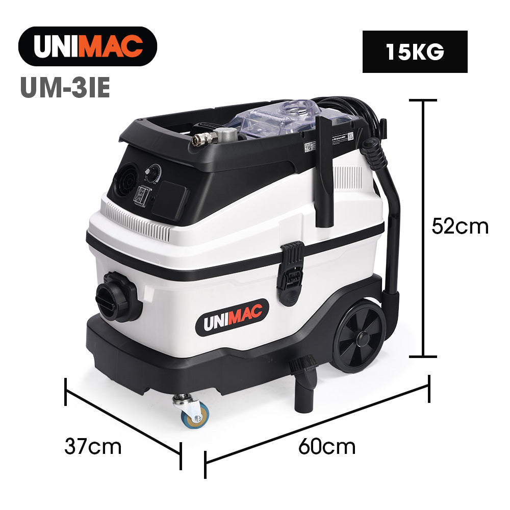 Unimac 30L Wet Dry Vacuum Cleaner Dust Extractor HEPA Filtration