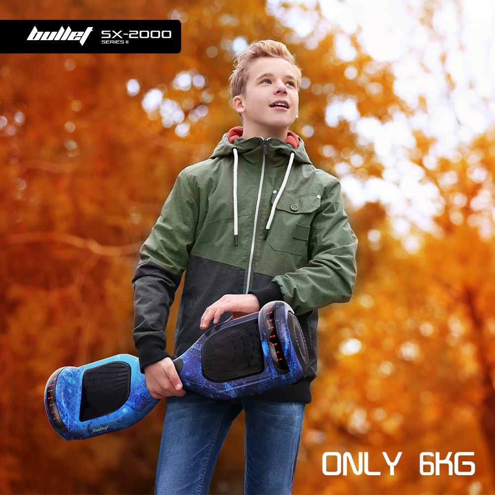 SX-2000 6.5" Hoverboard Scooter 500W Self-Balancing Blue Galaxy