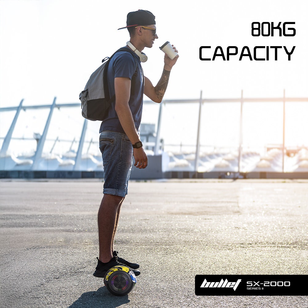 SX-2000 6.5" Hoverboard Scooter 500W Self-Balancing LED Hip Hop Design