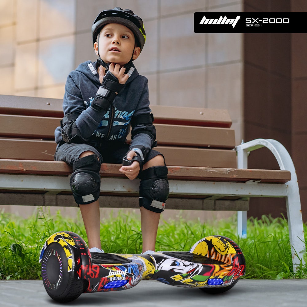 SX-2000 6.5" Hoverboard Scooter 500W Self-Balancing LED Hip Hop Design