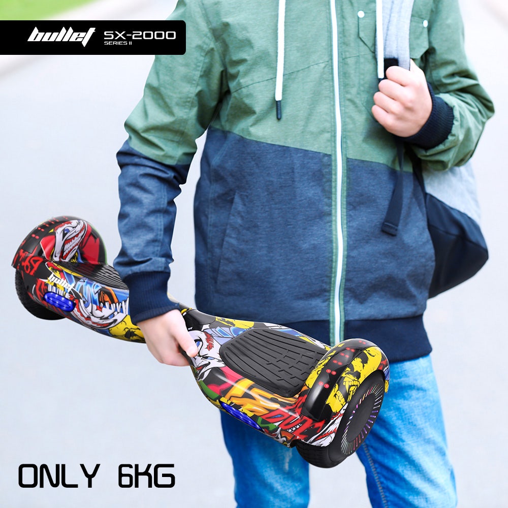 SX-2000 6.5" Hoverboard Scooter 500W Self-Balancing LED Hip Hop Design