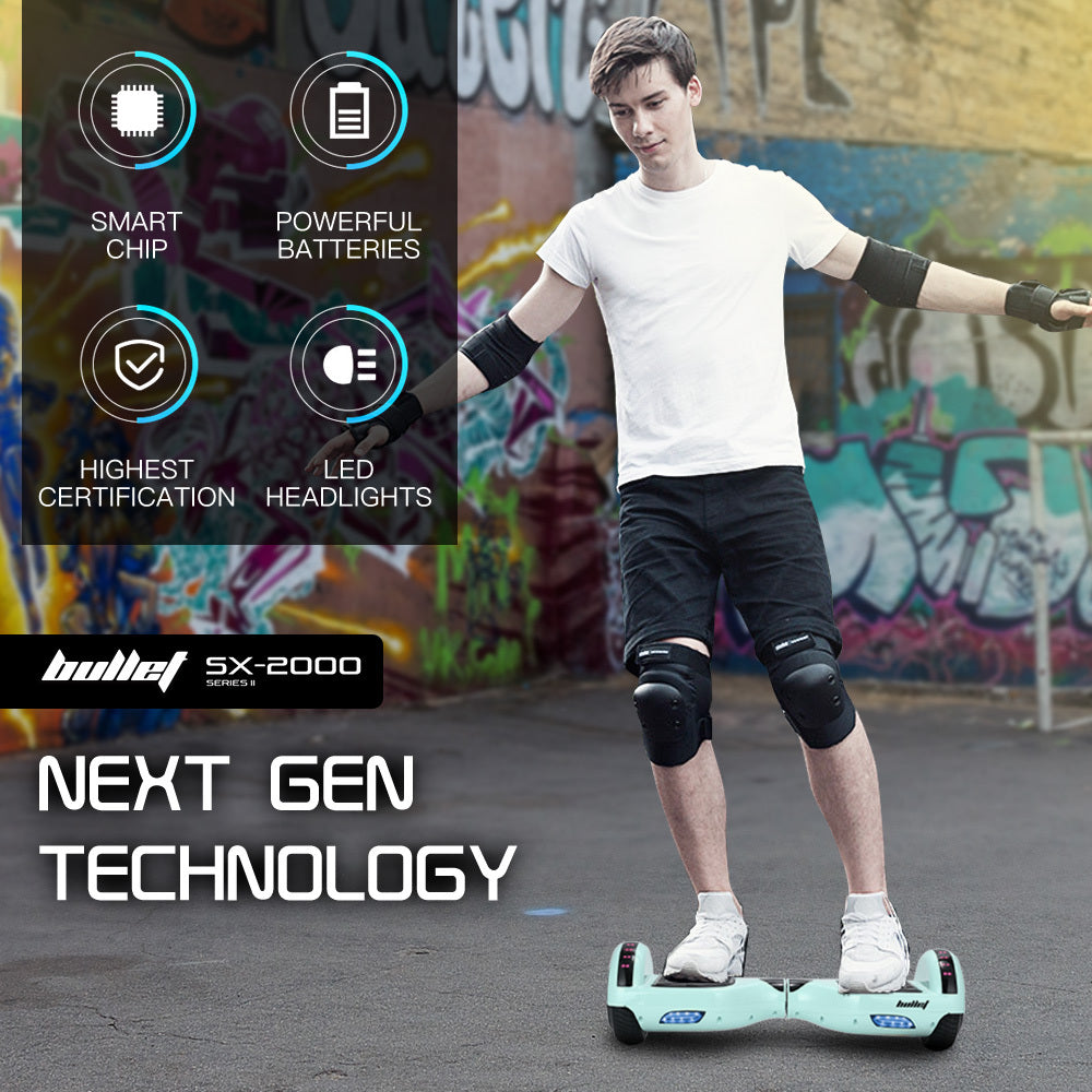 SX-2000 6.5" Hoverboard Scooter 500W Self-Balancing Mint Green