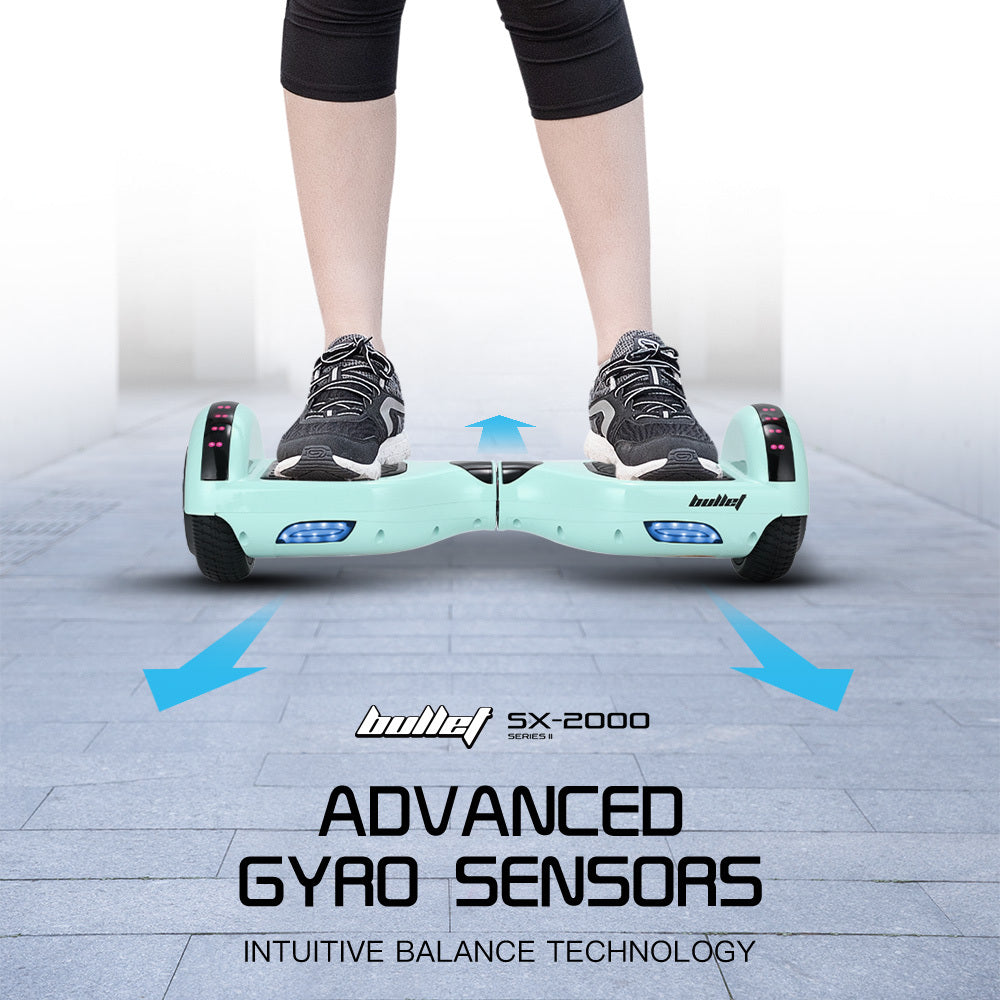 SX-2000 6.5" Hoverboard Scooter 500W Self-Balancing Mint Green