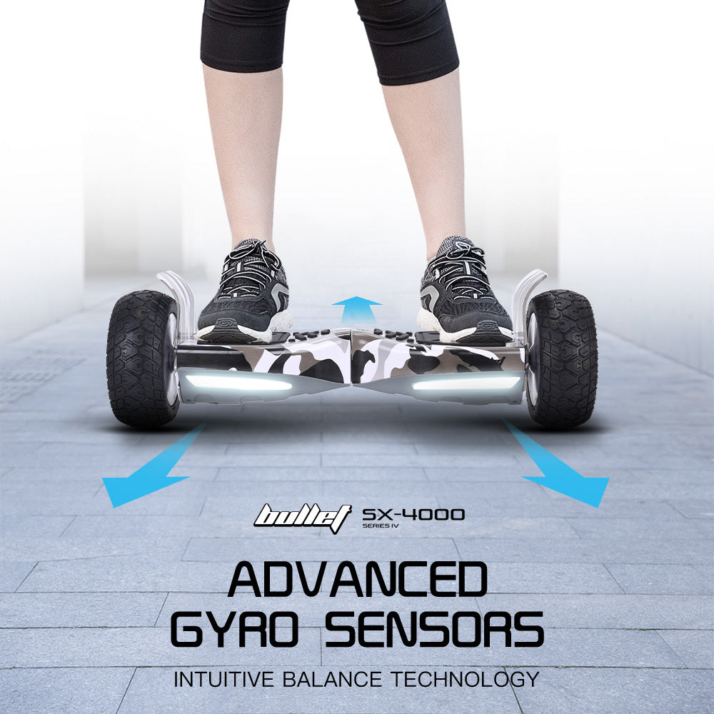 SX-4000 8.5" Hoverboard Scooter Camo LED Self-Balancing
