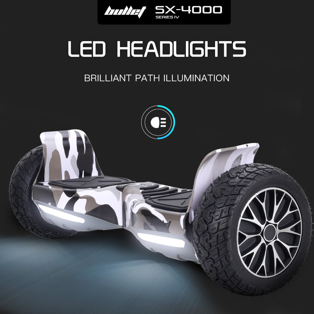 SX-4000 8.5" Hoverboard Scooter Camo LED Self-Balancing
