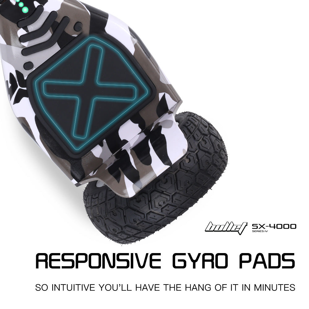 SX-4000 8.5" Hoverboard Scooter Camo LED Self-Balancing