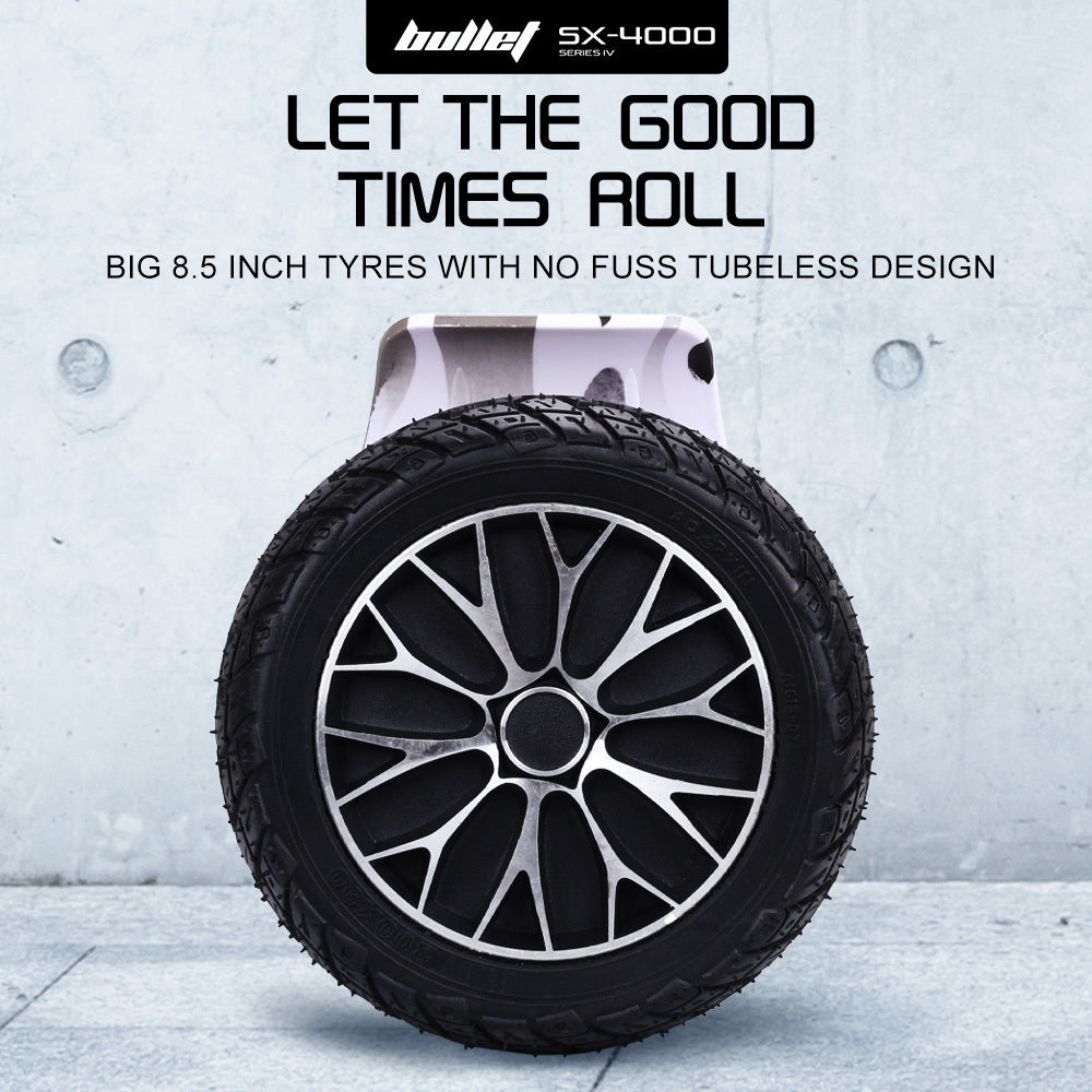SX-4000 8.5" Hoverboard Scooter Camo LED Self-Balancing