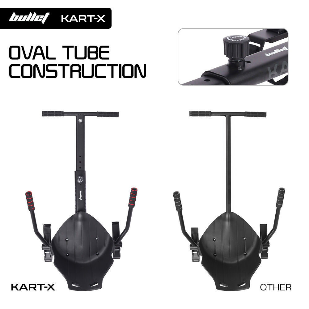 KART-X Hoverboard Seat Attachment Adjustable Frame Black