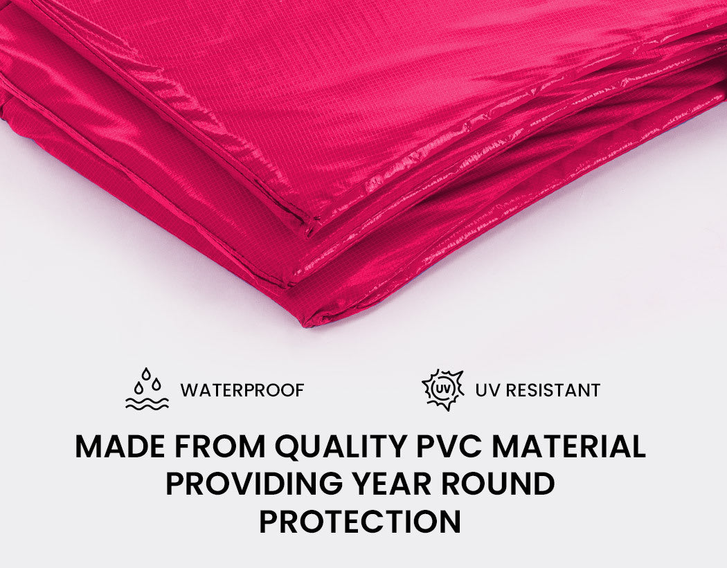 Waterproof UV Resistant 12ft Trampoline Safety Pad, Pink UP-SHOT