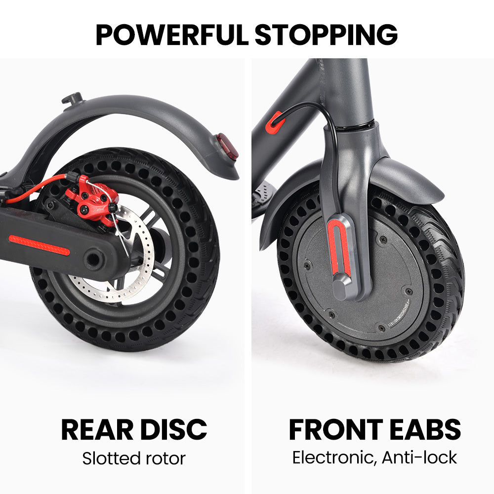 Urban 8 Electric Scooter 25km Range 8.5-Inch Wheels Grey