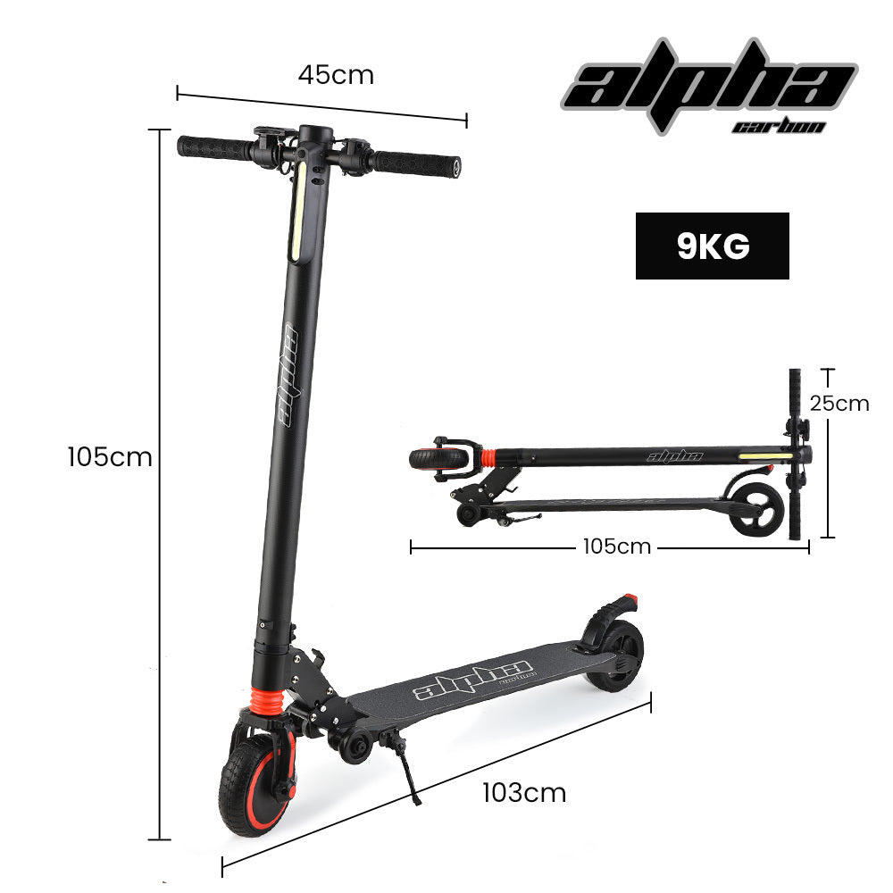 Lightweight Carbon Fiber Electric Scooter 250W - Alpha