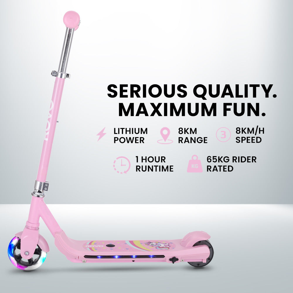 WhizKid 5-11 eScooter Adjustable Pink