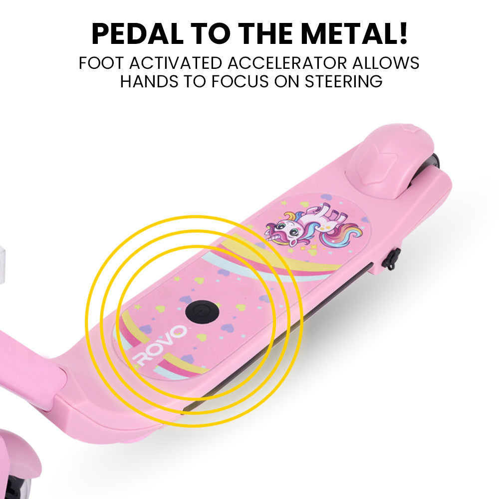 WhizKid 5-11 eScooter Adjustable Pink