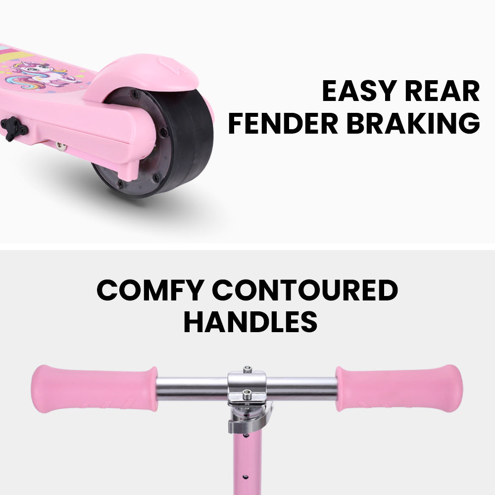WhizKid 5-11 eScooter Adjustable Pink