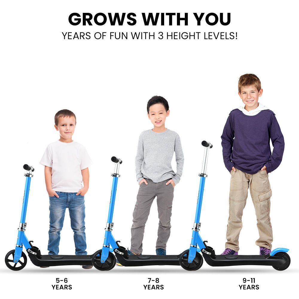 Foldable, Adjustable 125W Electric Scooter for Kids - Rovo Kids