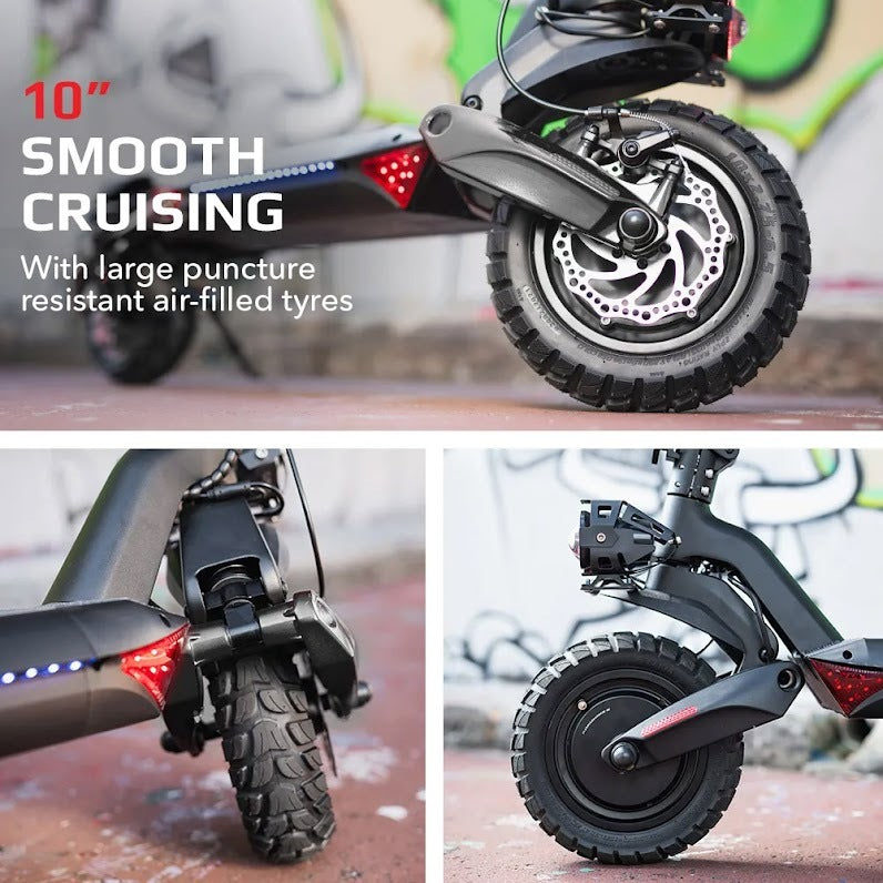Primal 9 1600W Dual Motor E-Scooter Extreme Hill Climbing Black