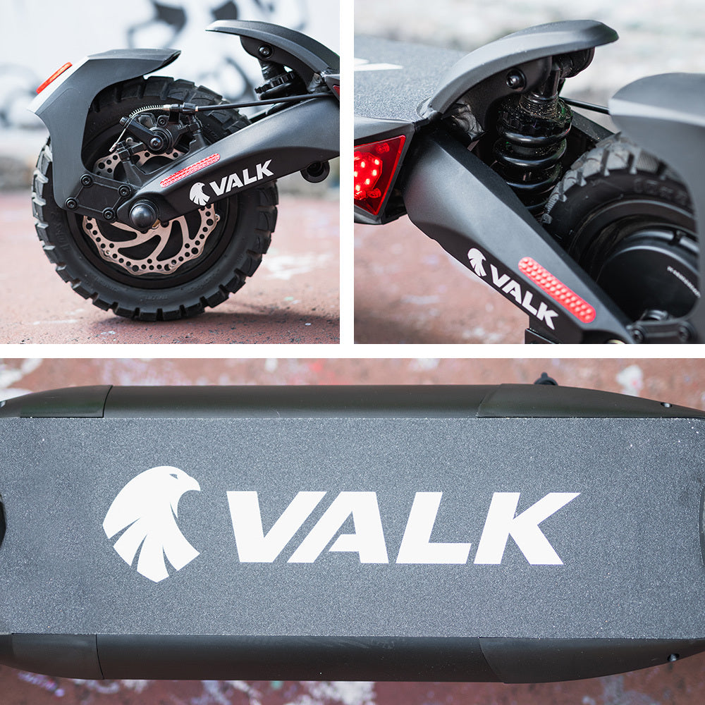 Primal 9 1600W Dual Motor E-Scooter Extreme Hill Climbing Black