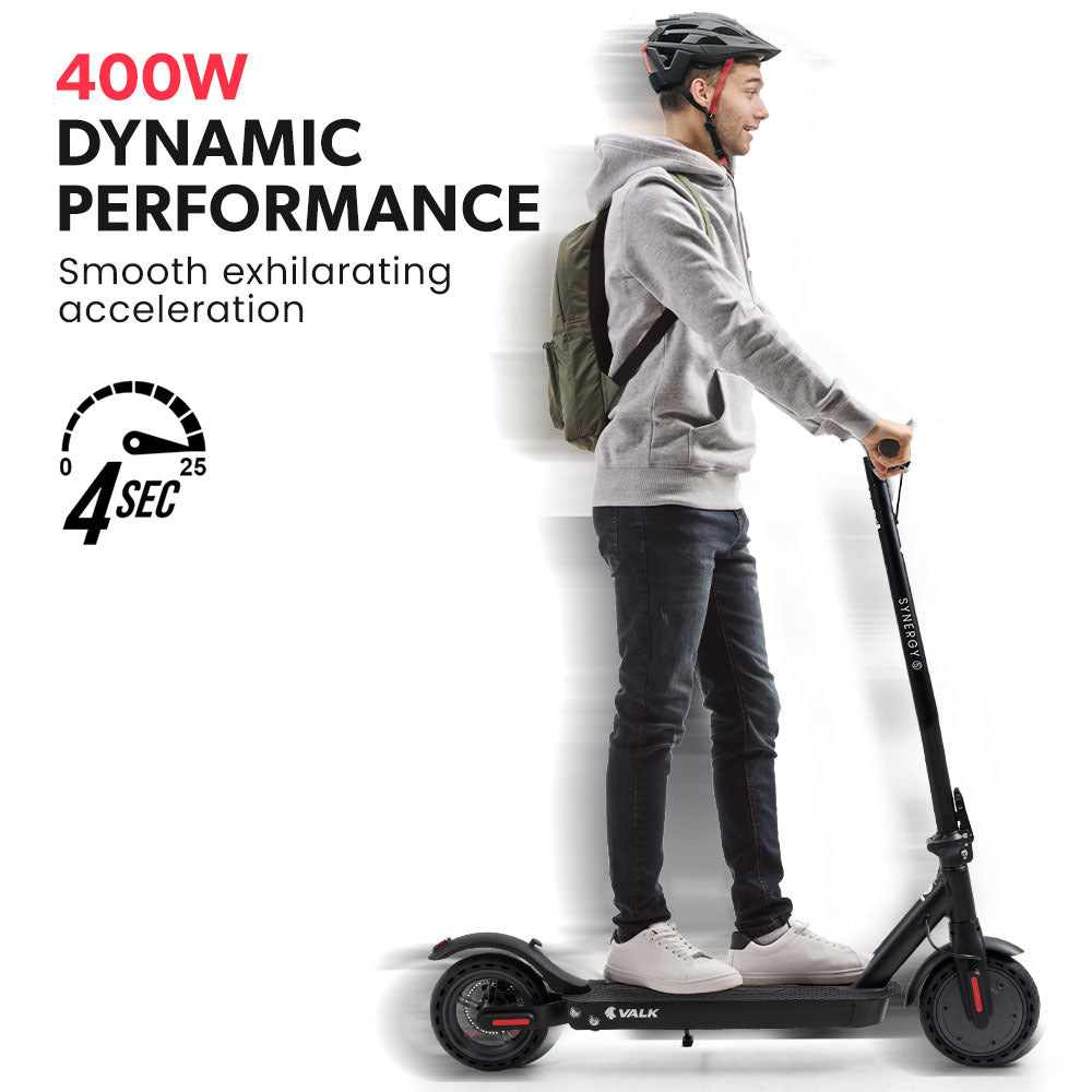 400W Electric Folding Scooter w/ Suspension 25km/h - VALK