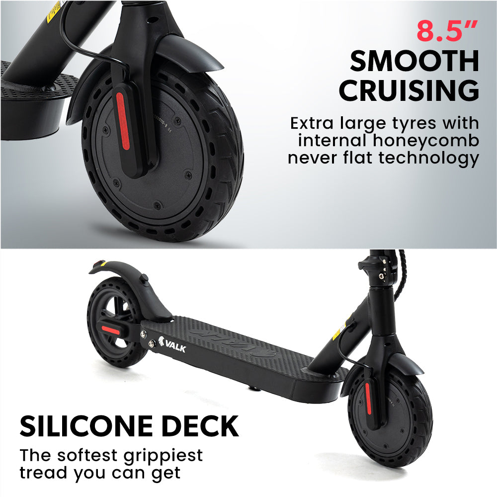 400W Electric Folding Scooter w/ Suspension 25km/h - VALK