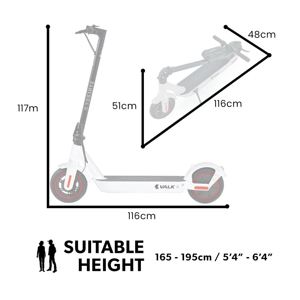 Synergy 7 MkII 500W Electric Scooter Adults White