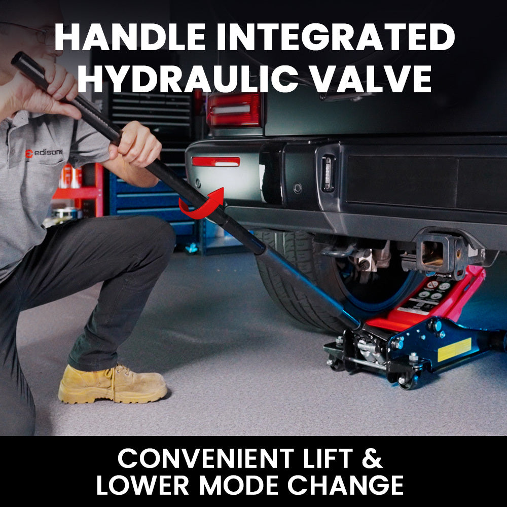 T-REX 3000KG Hydraulic Trolley Jack Dual Pump High Lift