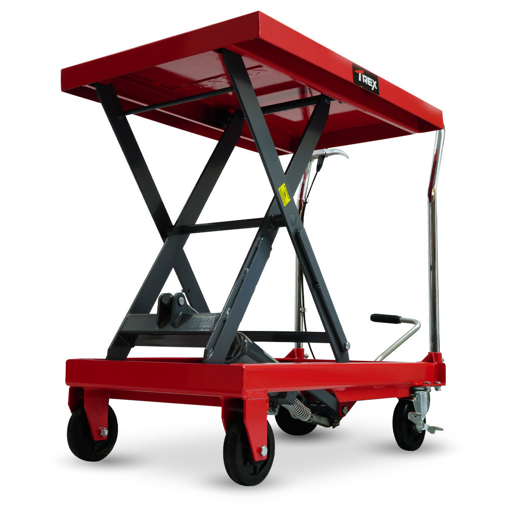 T-Rex 500kg Hydraulic Scissor Lift Trolley Heavy-Duty Material Handling