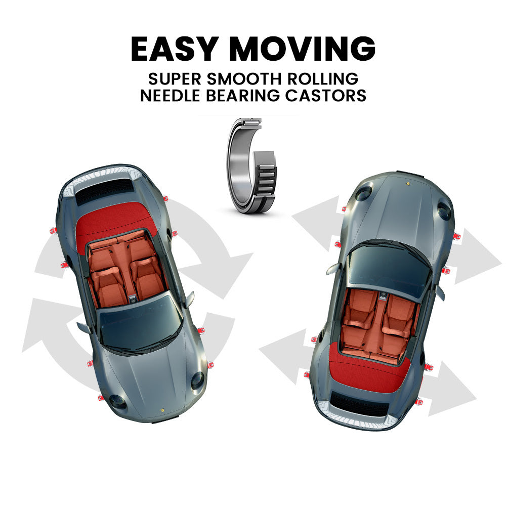 T-Rex 2360kg Vehicle Positioning Jacks Set with Rack Stand
