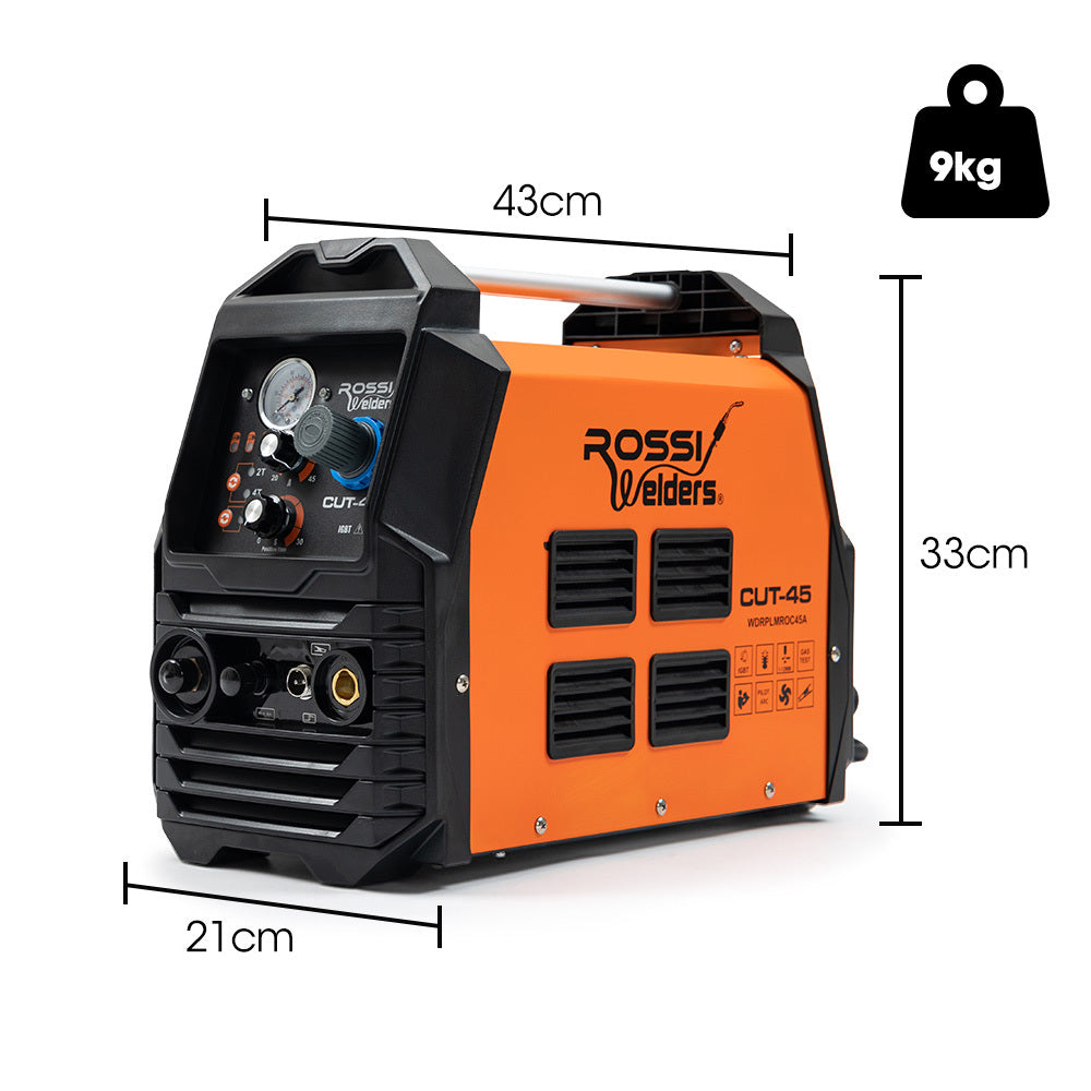 Rossi CUT-45 Plasma Cutter Non-Touch Pilot ARC DC Inverter