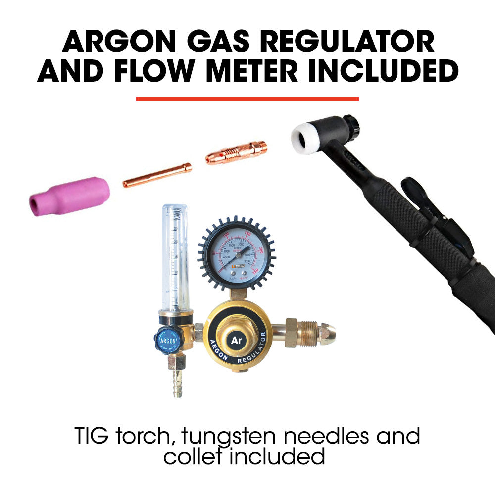NextGen TIG-200 Welder 200A Argon Gas HF Start Regulator